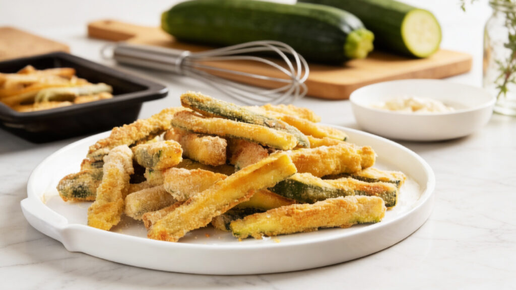 chips di zucchine croccanti al forno